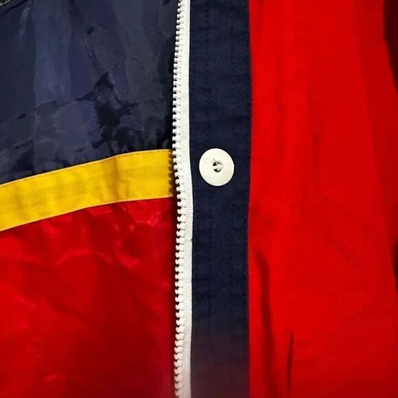 Braefair Red Vintage Sport Windbreaker Coat Size Large - Picture 3 of 6